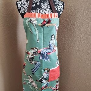 Zombie Retro Pin-Up Apron OS